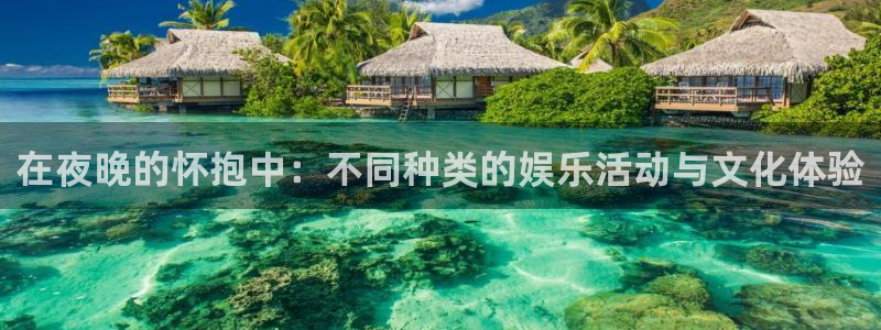 顺盈娱乐：在夜晚的怀抱中：不同种类的娱乐活动与文化体验